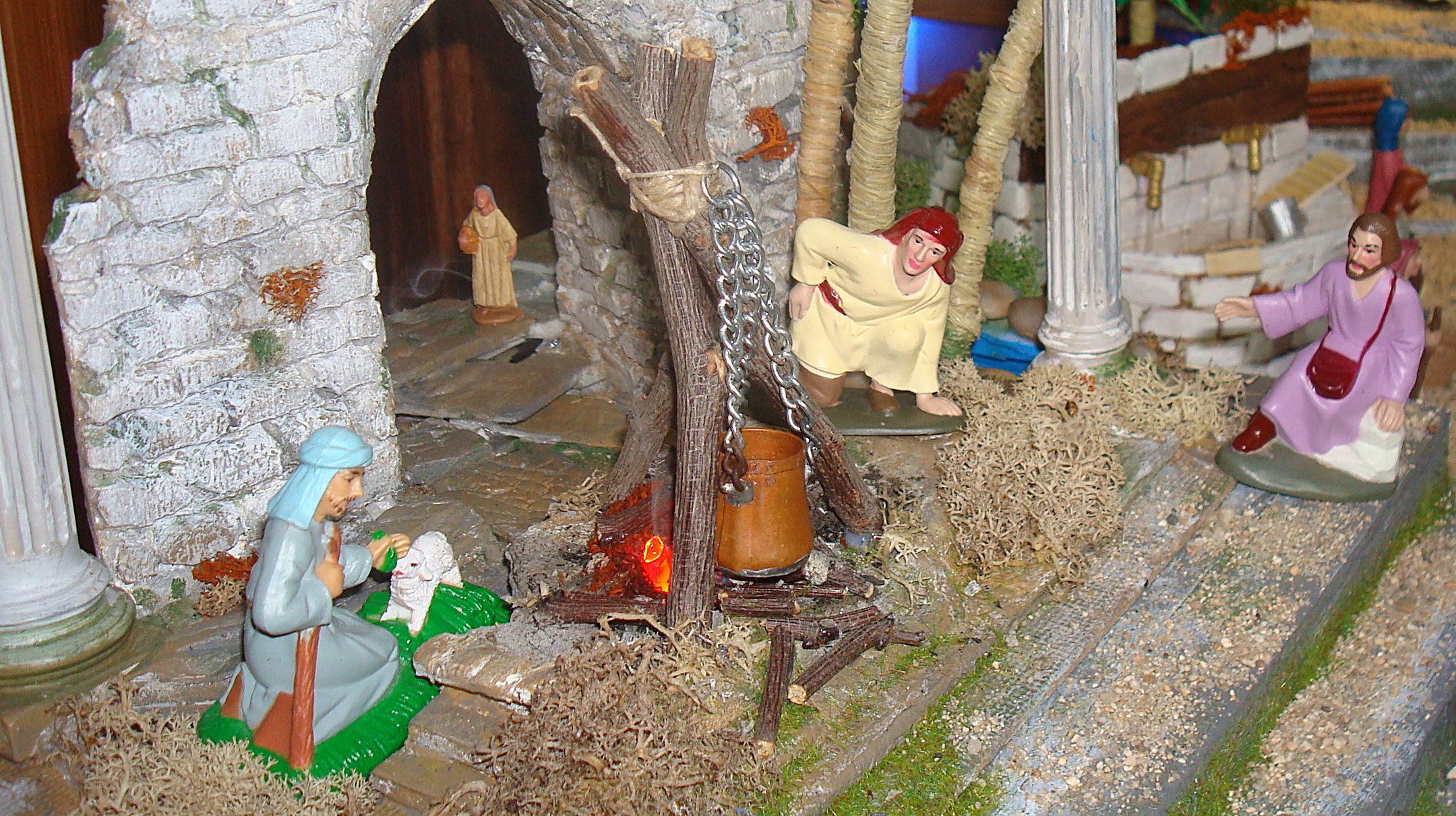Escena de l'anunciació.