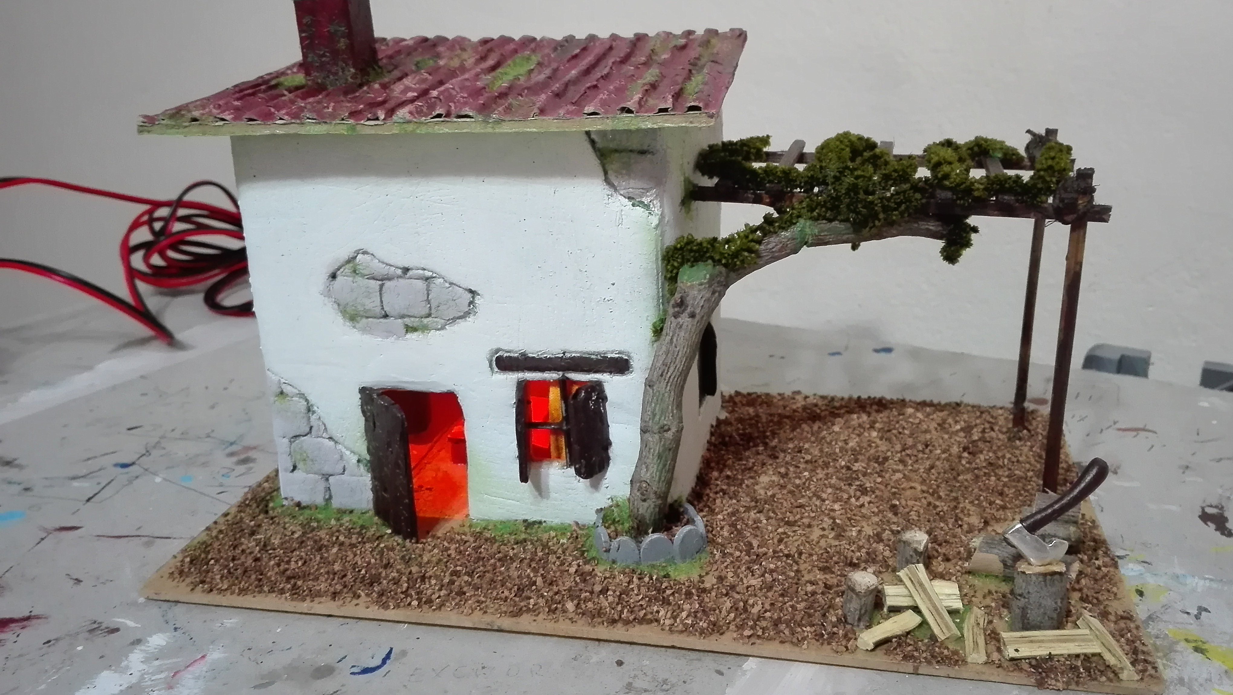 Detalle de una casita.