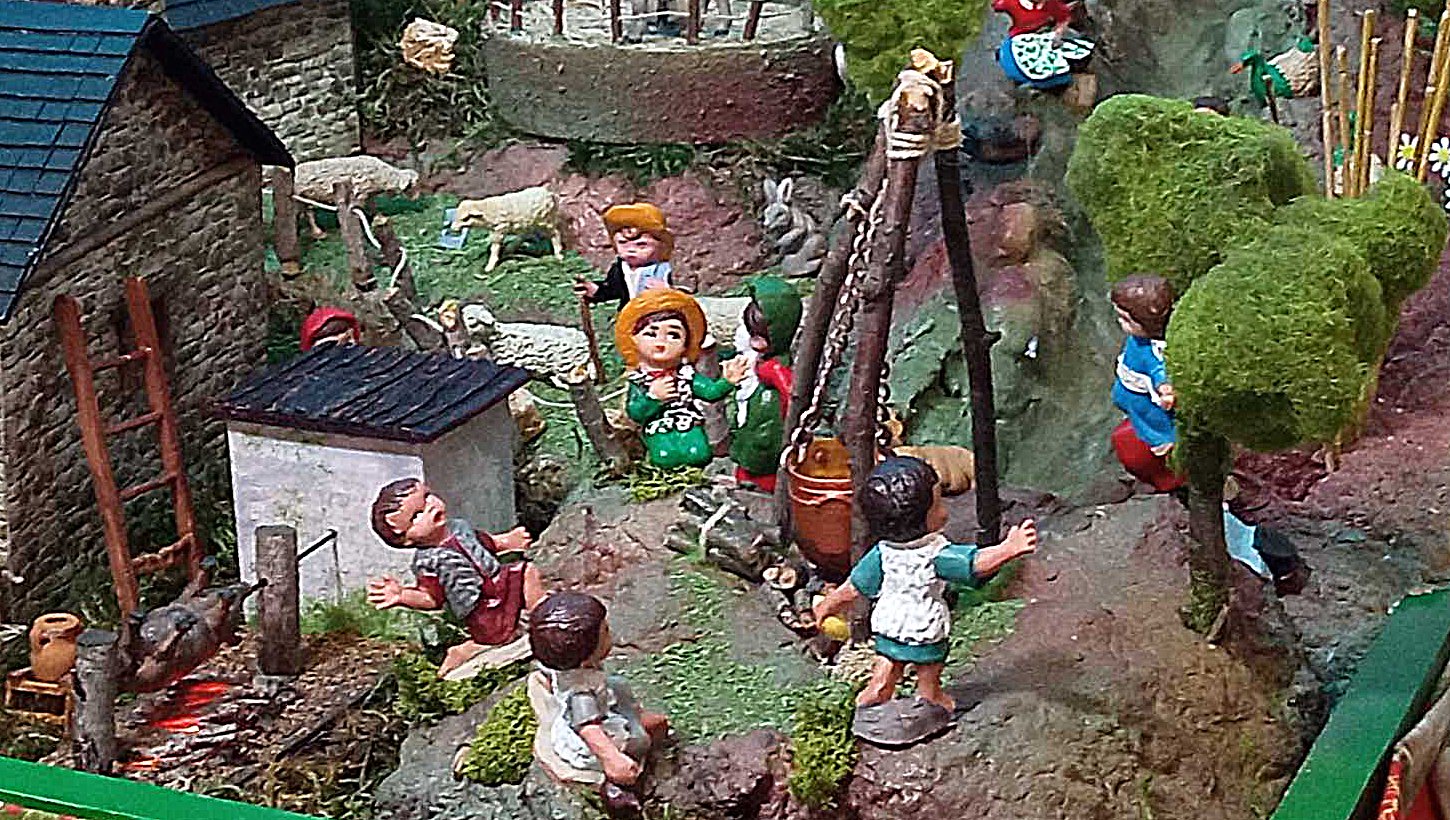 Escena de l'anunciació.