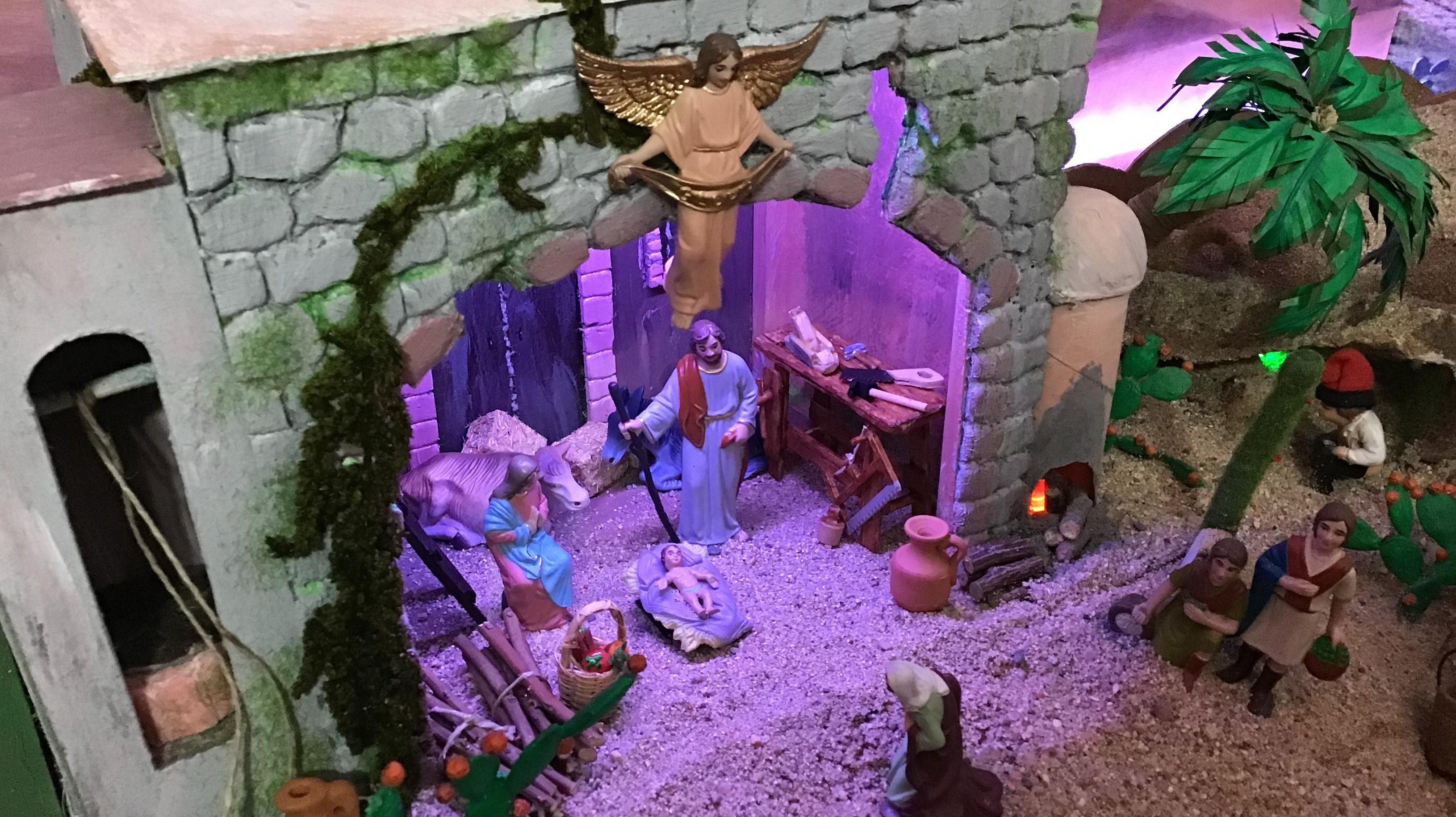 Escena del nacimiento.