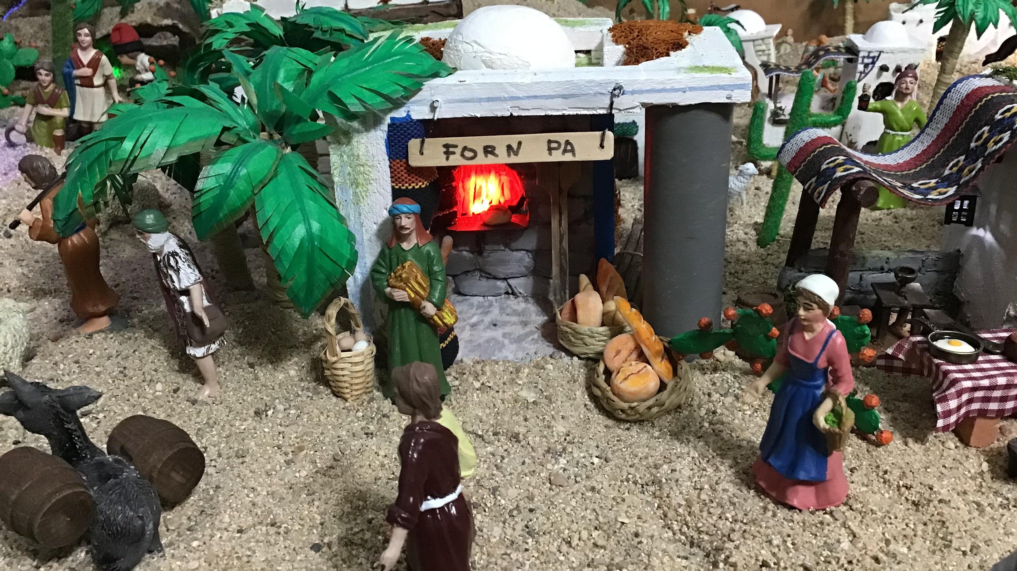 Detalle del horno.