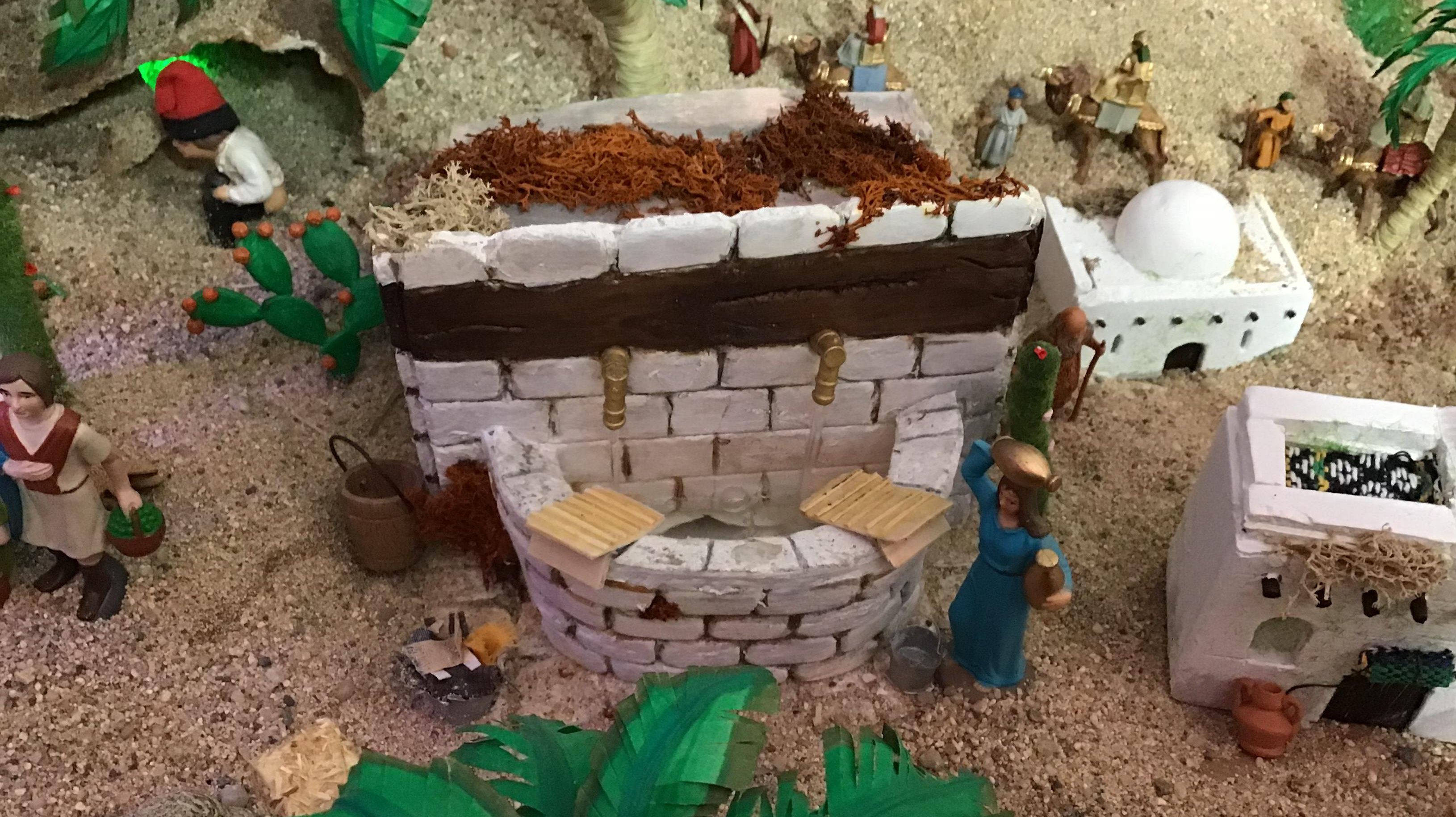 Escena de la fuente.